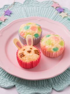 ふわふわ蒸しケーキ-レシピのメイン写真