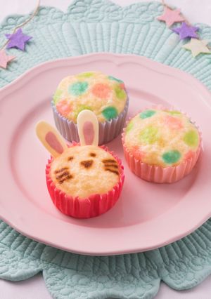 ふわふわ蒸しケーキ-レシピのメイン写真