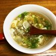 大根と干し椎茸の卵とじ中華スープ