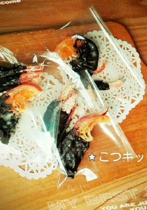 簡単⭐お返しに♪オレンジピールチョコ-レシピのメイン写真