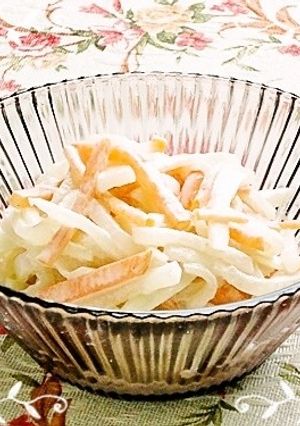 少し柔らか食感の大根サラダ-レシピのメイン写真