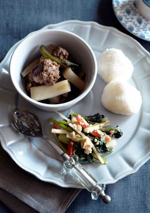 肉団子の味噌風味だしのセット-レシピのメイン写真