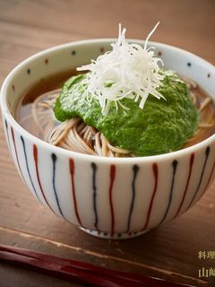 ほうれん草のとろろそば-レシピのメイン写真