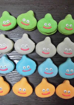 かわいい♪スライムマカロン4種-レシピのメイン写真