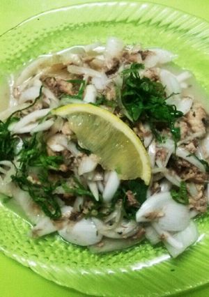 新玉ねぎ鯖缶で血液サラサラ <゜)))彡-レシピのメイン写真