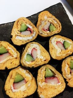 簡単 お弁当 卵焼きおにぎり型-レシピのメイン写真