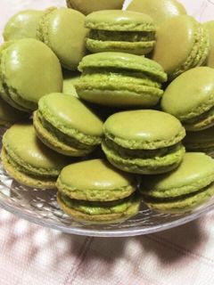 抹茶のマカロン-レシピのメイン写真