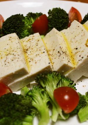 豆腐サラダのオリーブオイルかけ-レシピのメイン写真