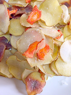 簡単油不使用の野菜チップス-レシピのメイン写真