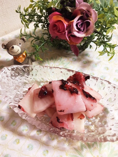 大根の梅干しあえ-レシピのメイン写真
