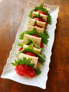 豆腐とトマトの和風カプレーゼ-レシピのメイン写真
