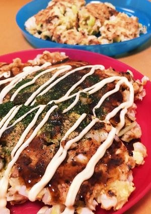 フライパンでお好み焼き【１歳離乳食】-レシピのメイン写真