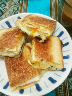 和風?ホットサンド♪-レシピのメイン写真