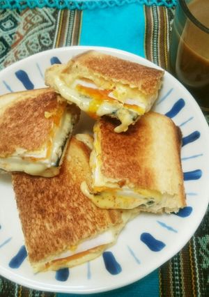和風?ホットサンド♪-レシピのメイン写真