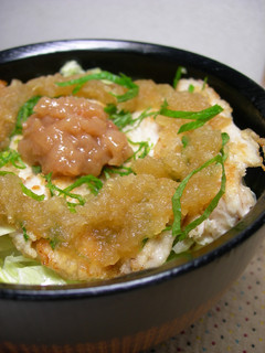 あっさり☆チキンの梅みぞれ丼♪-レシピのメイン写真