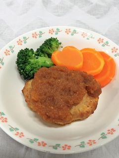 【学校給食】和風ハンバーグ-レシピのメイン写真