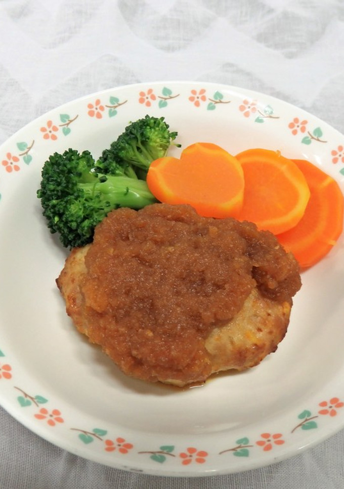 【学校給食】和風ハンバーグ-レシピのメイン写真