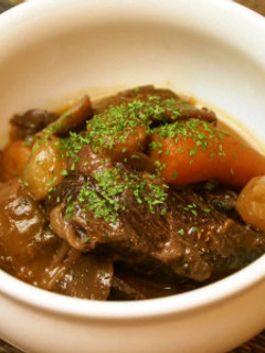 仔牛チークミート(ほほ肉)赤ワイン煮込み-レシピのメイン写真