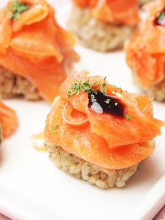 サーモンのバルサミコ寿司-レシピのメイン写真