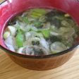 朝の5分お味噌汁♪焼海苔とネギで簡単♡