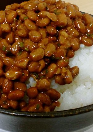 【筋肉トレ飯】最強！デカ盛り納豆ごはん-レシピのメイン写真