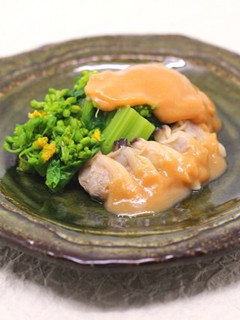 菜の花とあさりの酢味噌かけ-レシピのメイン写真