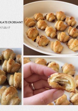 ミニチョコクロワッサン-レシピのメイン写真