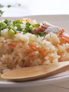 炊飯器で時短!!鮭ピラフ-レシピのメイン写真