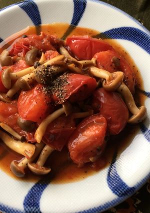 トマトのブラックペッパー炒め-レシピのメイン写真