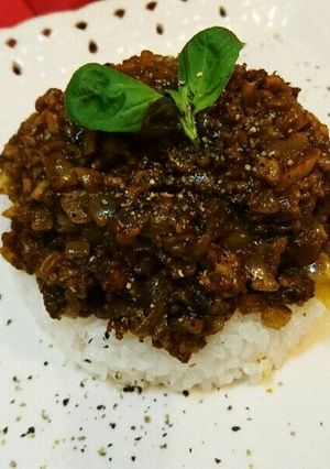 電子レンジで簡単♪スパイシーキーマカレー-レシピのメイン写真