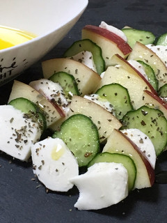 りんごdeカプレーゼ-レシピのメイン写真