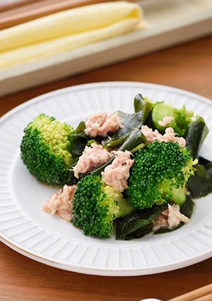 ブロッコリーとわかめのシーチキンサラダ-レシピのメイン写真