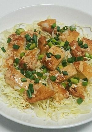 さつま揚げの一味マヨネーズ醤油サラダ-レシピのメイン写真