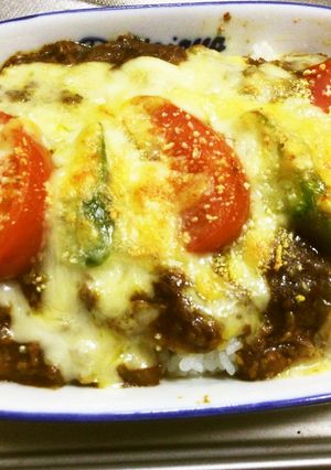 超楽々 熱々ベイクドチーズカレー作ります-レシピのメイン写真
