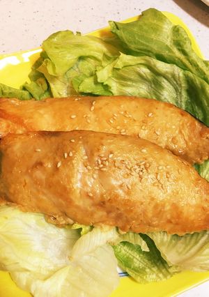 鮭のヨーグルト味噌漬け焼き〜粕漬け風〜-レシピのメイン写真