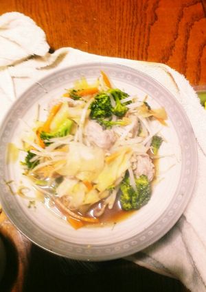 リボンだいこんの肉団子蒸し-レシピのメイン写真