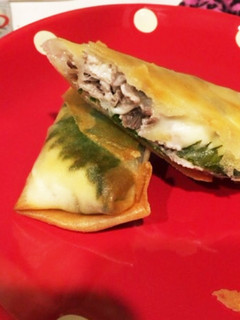 子供大好き♡鯖しそチーズ春巻き!-レシピのメイン写真
