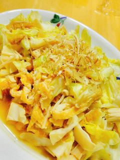 手軽!キャベツとえのきと油揚げの煮びたし-レシピのメイン写真