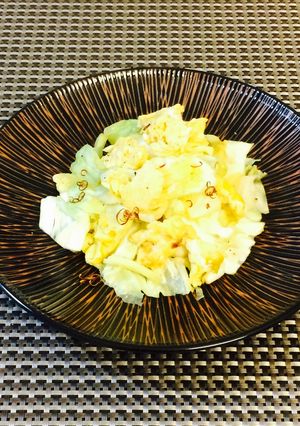 卵とキャベツのオーイスターソース炒め和え-レシピのメイン写真