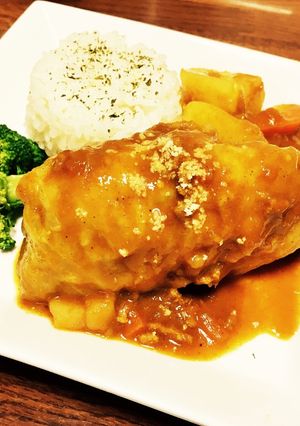 眼鏡流！ロールキャベツ-レシピのメイン写真