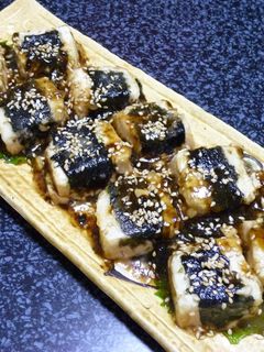海苔巻き豆腐の甘辛焼き!(^^)!-レシピのメイン写真