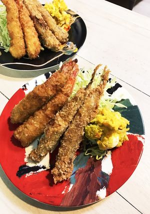 赤海老のフライと★シシャモフライ★-レシピのメイン写真
