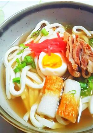 火を使わない✿コクうま沖縄風うどん-レシピのメイン写真