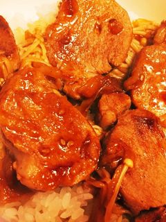 豚ヒレとエノキの醤油炒め-レシピのメイン写真