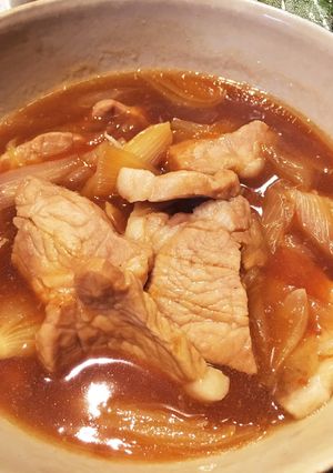 豚肉と新玉ねぎの美味酸っぱ煮-レシピのメイン写真