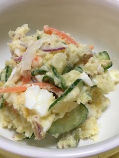 アンチョビー入り野菜のポテトサラダ-レシピのメイン写真