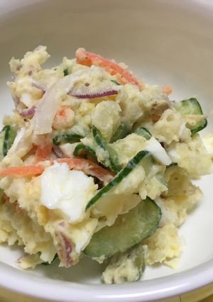 アンチョビー入り野菜のポテトサラダ-レシピのメイン写真