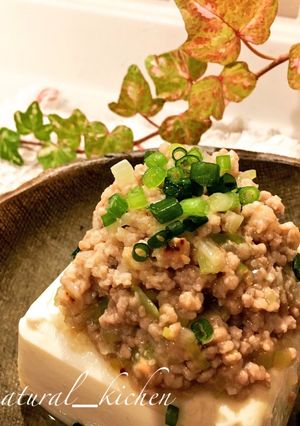 母直伝!肉味噌のせ豆腐-レシピのメイン写真