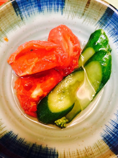 トマトとキュウリ夏野菜の浅漬け-レシピのメイン写真