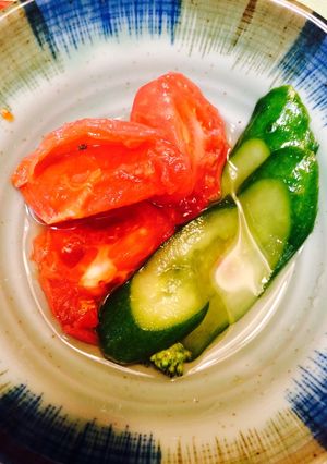 トマトとキュウリ夏野菜の浅漬け-レシピのメイン写真